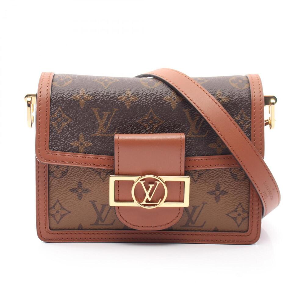 Louis Vuitton Dauphine Mini Shoulder Bag/Handbag, Coated Canvas and Leather, ...